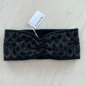 Coach NWT coach signature headband.one size